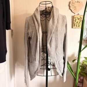 Lululemon gray tan cardigan